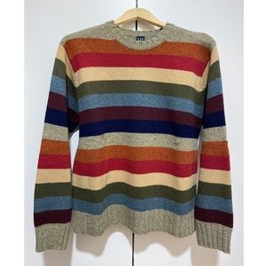 Gap Crazy Stripe Crew Neck Sweater